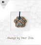 Always by Your Side Dog Paw Ceramic Card