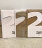 21st Birthday cards, handmade in white or brown kraft card with envelope, - Image 3