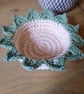 Set of 4 Crochet Sunflower Coasters and Basket  - Image 6