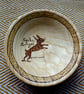 Wooden bowl with a witch's familiar - Image 1