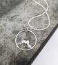 Sterling Silver Nugget Pendant on a Necklace - Image 5