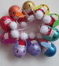 Rainbow Bunny Rabbit Christmas Tree Bauble Hanging Decorations Beautiful Bundle - Image 1