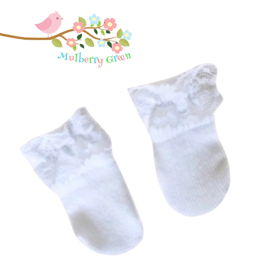 Lace Topped Ankle Socks