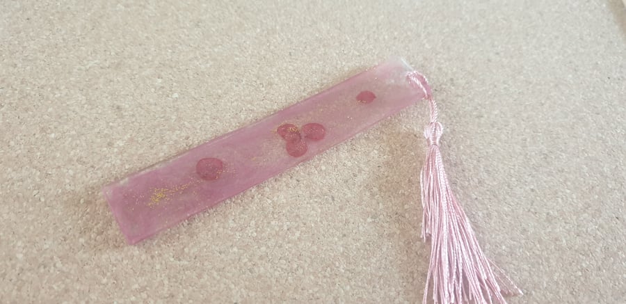 Red petal bookmark