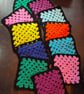 Handmade Crochet Granny (set of 11) Squares 