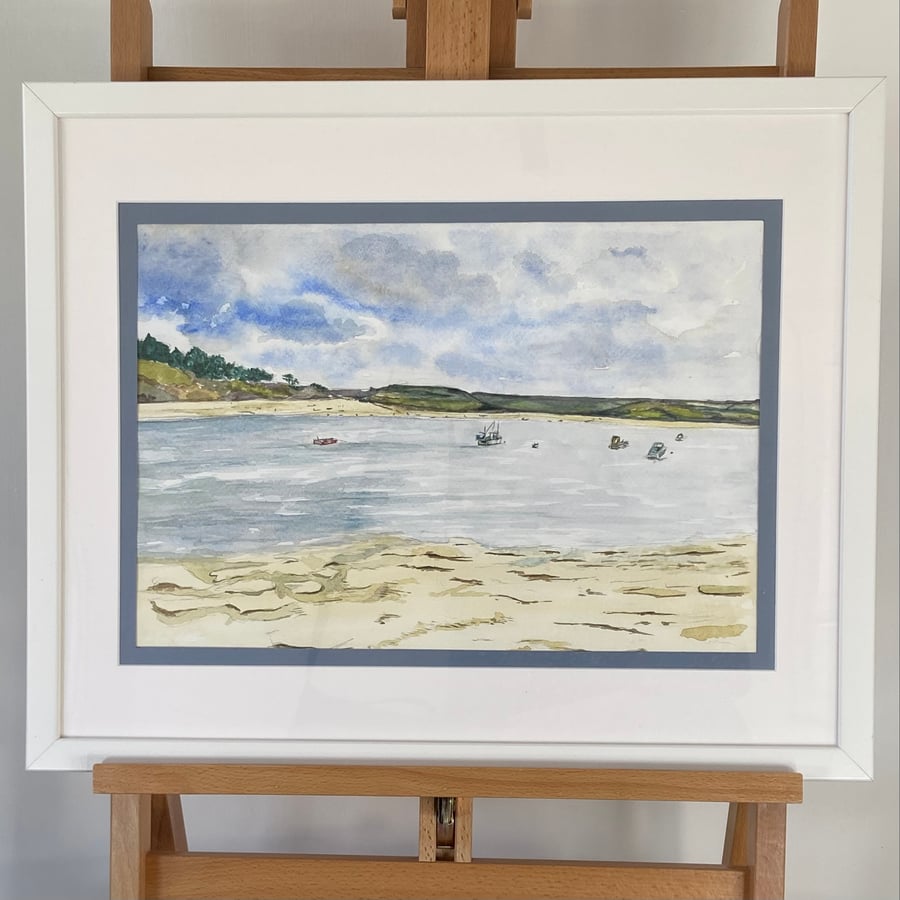 View from Padstow - Original Watercolour Painting