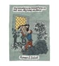 Romeo and Juliet balcony scene tea towel
