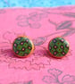 Hand Crafted Ear Studs - Modern Chic - Sterling Silver Pins - Image 3
