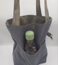 Green, yellow and grey shoulder handbag.  - Image 5