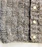 Hand Knitted Basket Weave Patterned Children's Cardigan with Collar - Image 8