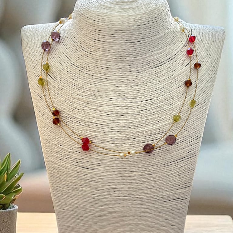 Dainty Autumnal illusion Choker
