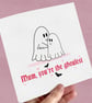 Spooky Cute Mother's Day Card, Cute Ghost Card For Mum. - Image 3