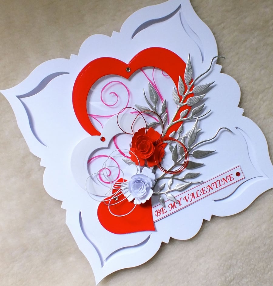 Luxury Handmade Valentine's Day Card