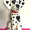 Heart Dalmatian Doorstop 