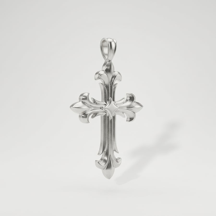 Sterling Silver Cross Necklace