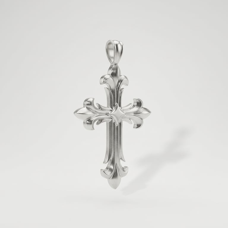 Sterling Silver Cross Necklace