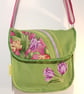 Shoulder Bag,Tulips on lime green - Image 5