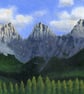 The Three Sisters in Canmore