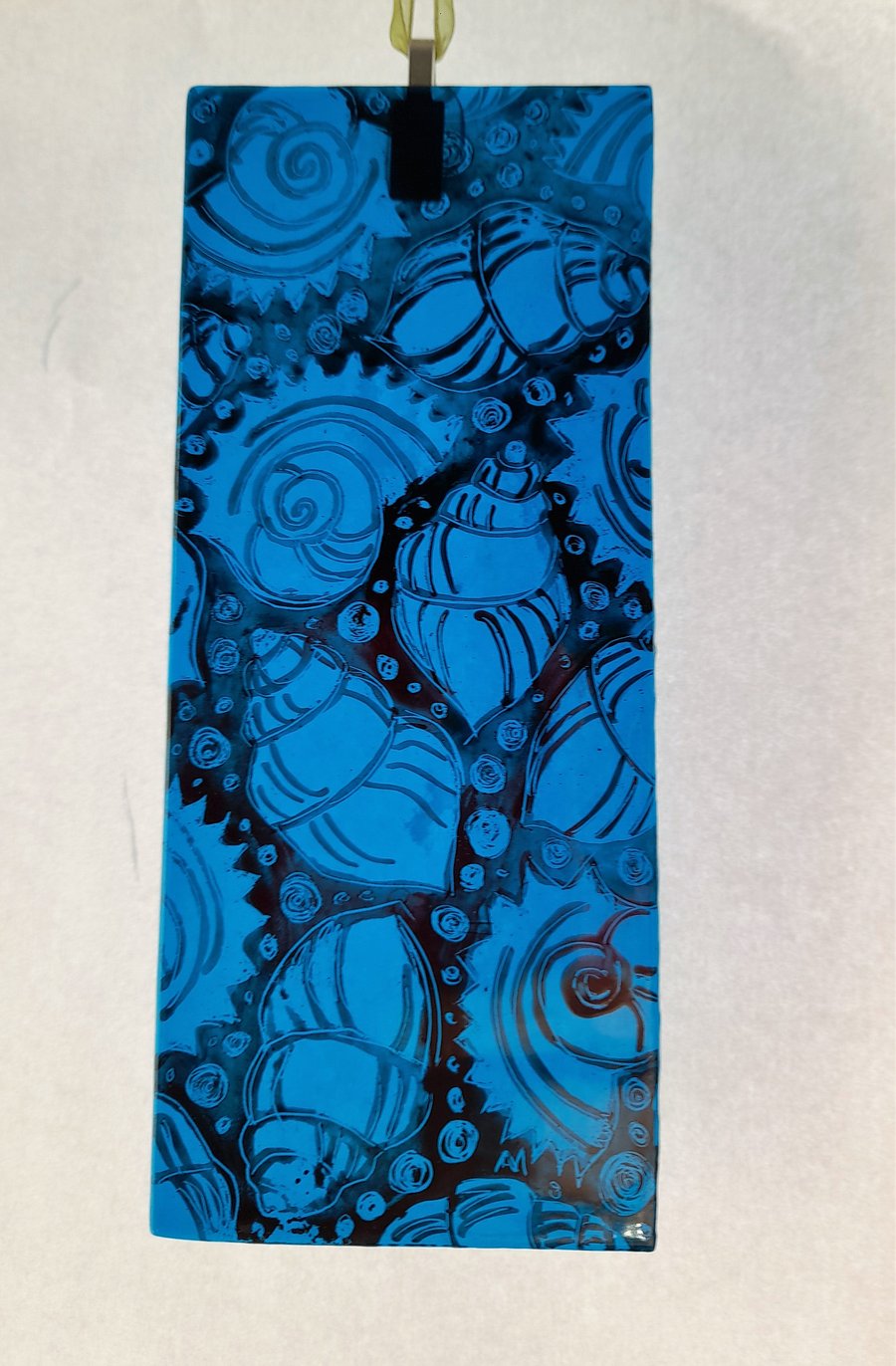 Contemporary Stained Glass - Sea Shells Window Decoration 