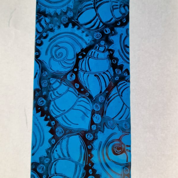 Contemporary Stained Glass - Sea Shells Window Decoration 