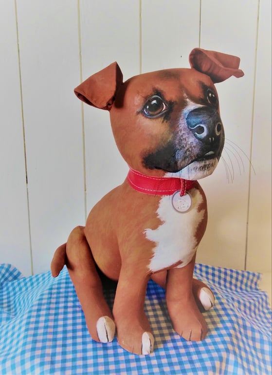 Fully Personalised Staffy