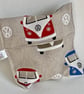 Snack bag in camper van print. Reusable and eco-friendly