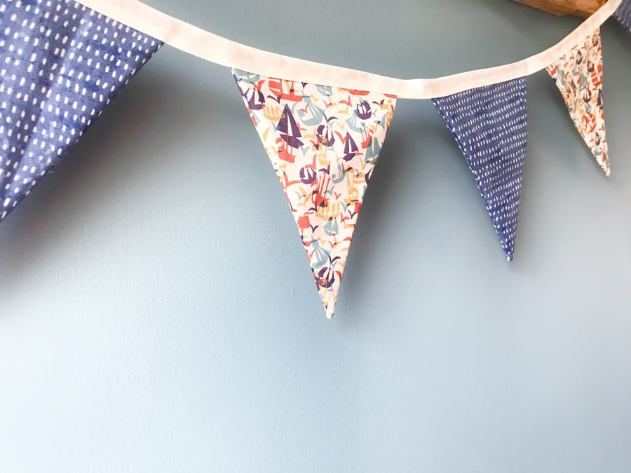 Liberty of London Fabric Sailing Boat Bunting