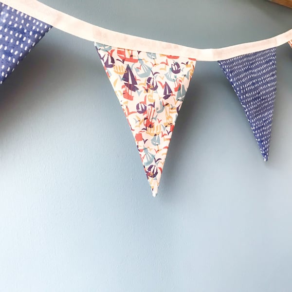 Liberty of London Fabric Sailing Boat Bunting