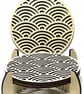Baltic Birch Wooden Coaster - Set of 4 with stand (04)