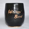Witches Brew wheel thrown pottery wine cup tumbler