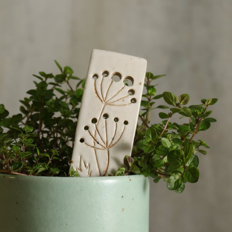 Plant Marker Herb Stripper Stoneware