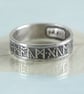 Viking Rune Ring - Rustic Viking Treasure - Runes Morte d'Arthur - Gift For Men  - Image 8