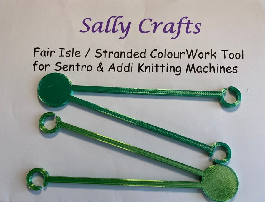 Stranded Colorwork Knitting Technique Tool for Sentro & Addi knitting machines