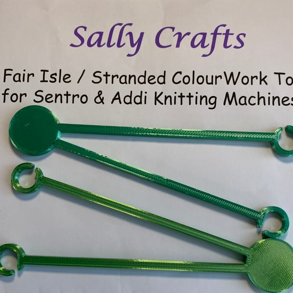 Stranded Colorwork Knitting Technique Tool for Sentro & Addi knitting machines