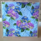 Hydrangeas Medium Jute Bag 