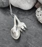 Upcycled sugar tongs pendant - Image 1