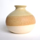 Oatmeal Bulbous Vase