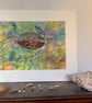 Original Watercolour 'Liquid Light' Hawksbill Turtle of Aldabra - Image 7