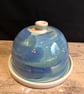 Perfectly Imperfect Stoneware Butter Dome and matching plate - Image 1