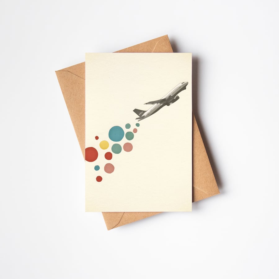 Aeroplane Greeting Card - Leaving on a Jet Plane