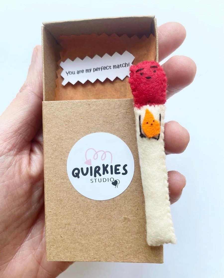     Tiny Matchstick Keepsake – Handmade Gift