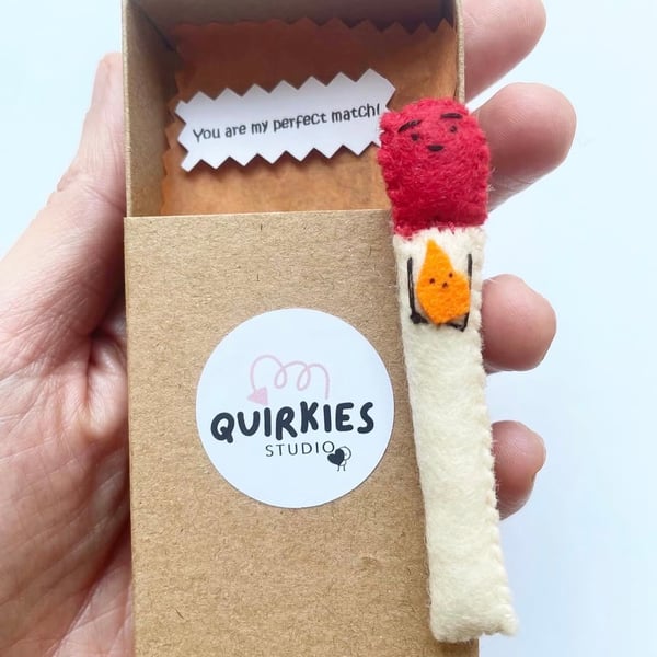     Tiny Matchstick Keepsake – Handmade Gift