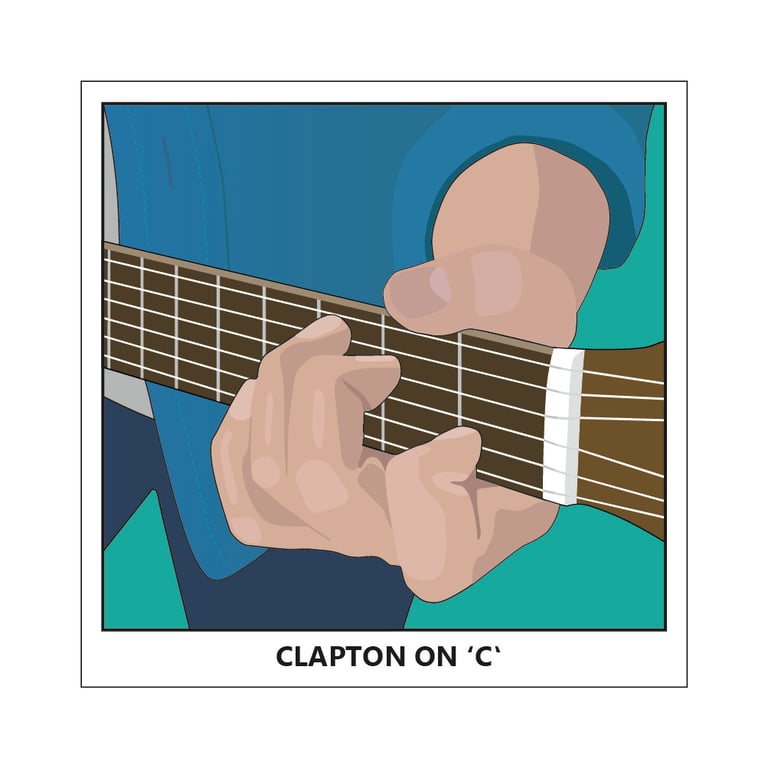 Clapton On 'C' Postcard