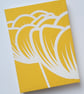 A6 HARDBACK NOTEBOOK - YELLOW PEONY - Image 2