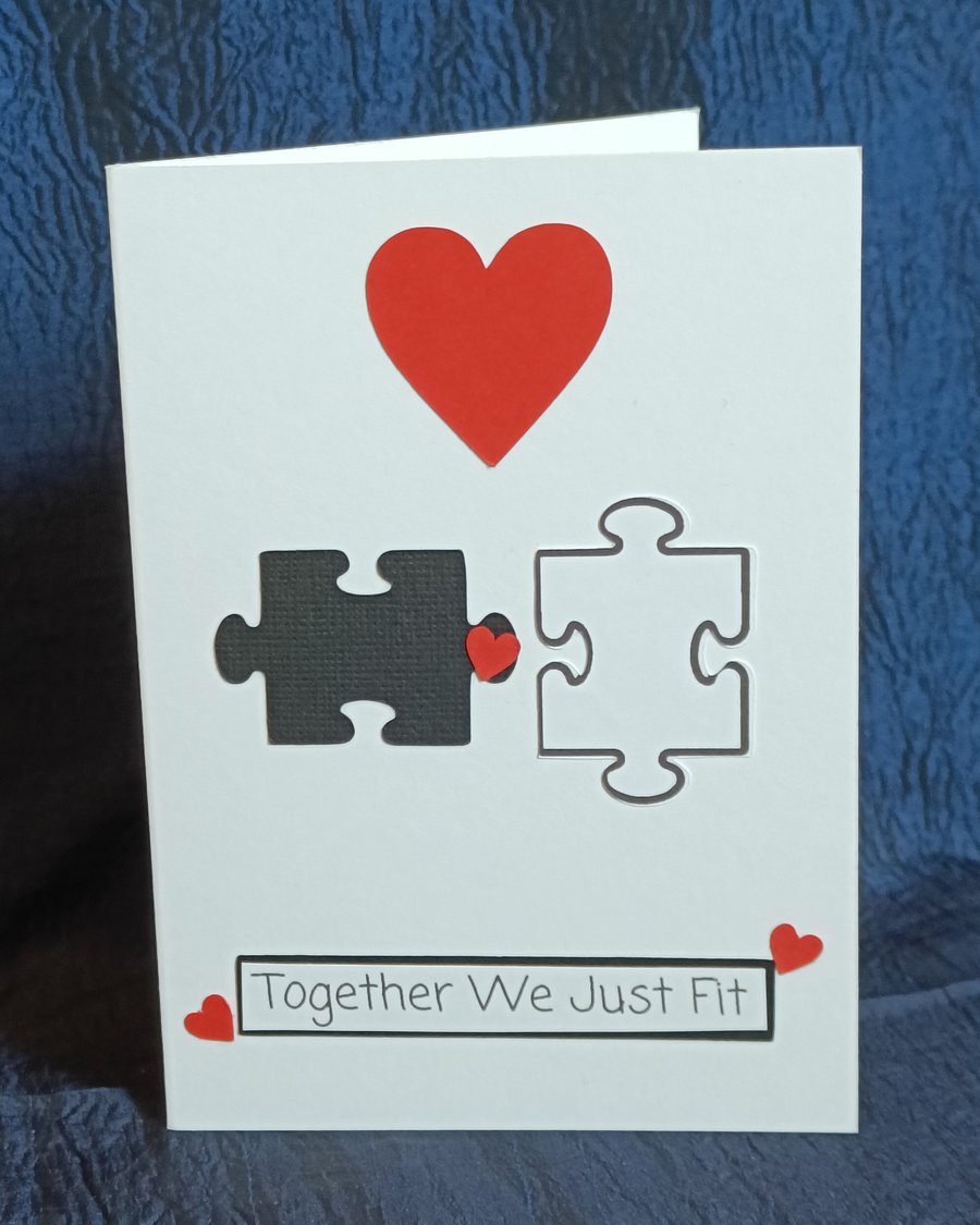 Anniversary Card - We Just Fit