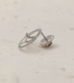Sterling Silver Ring And Wire Lapel Pin – Handmade Geometric Brooch  - Image 4