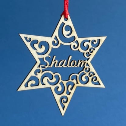 'Shalom' star (small)