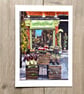 Manchester Art Print - Florist Northernflower - Original Art - A5 or A4