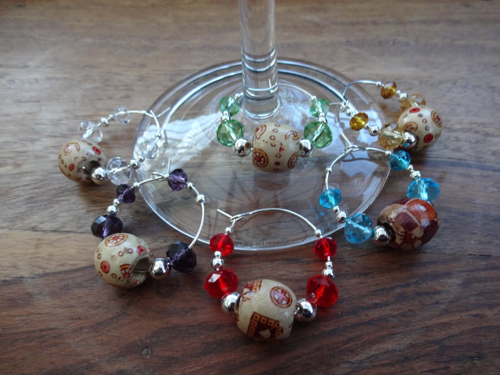 Wine Glass Charms   (free UK postage)