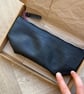 Lined Inner Tube Bag - Dark Pink Zip & Maroon Cyclist Lining - Image 3